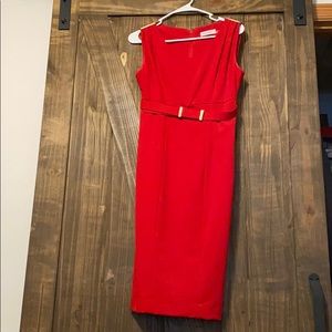 Calvin Klein Red Dress
